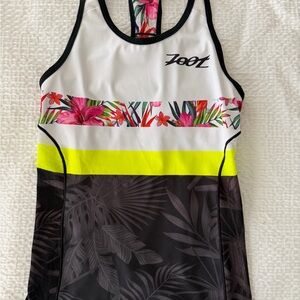 Zoot Aloha Always Tropical Print Top